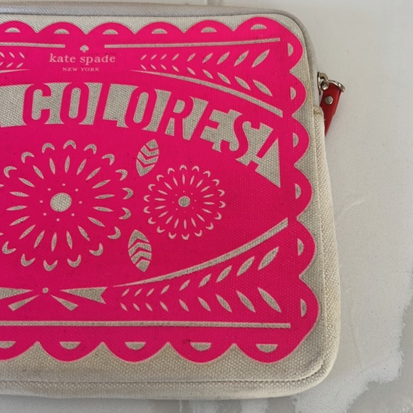 KATE SPADE Viva Colores Colorful Red and Pink iPad Tablet Case - Picture 4 of 16